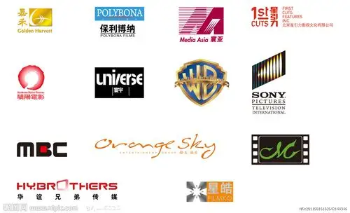 电影娱乐公司矢量标志汇总图片