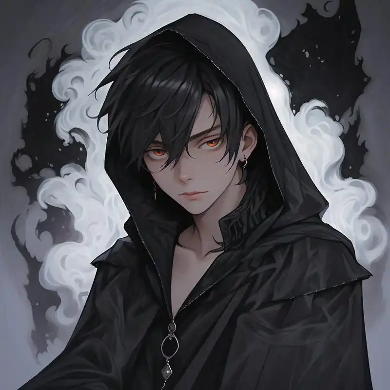 0369♂15暗黑风吸血鬼男生漫画头像94