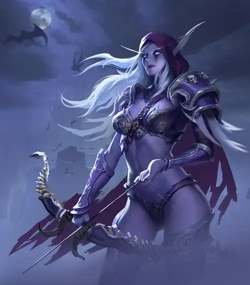 魔兽"风行者·希尔瓦娜斯"|插画|商业插画|相柳er - 原创作品 - 站酷