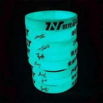 tnt时代少年团手环夜光周边应援宋亚轩马嘉祺刘耀文签名同款手链 tnt7