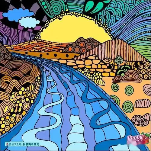 万物皆可通过线条重构变身装饰画_色彩