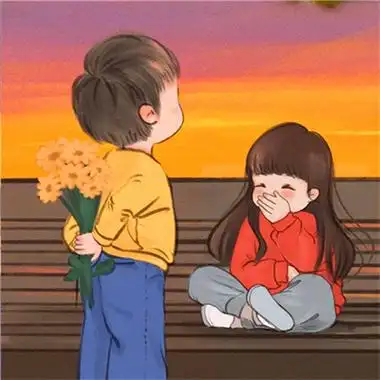 情侣可爱情头一对超可爱图片 最新微信2023卡通情侣头像大全_情侣头像