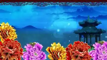 戏曲《牡丹亭》舞台背景2(纯音乐)视频素材