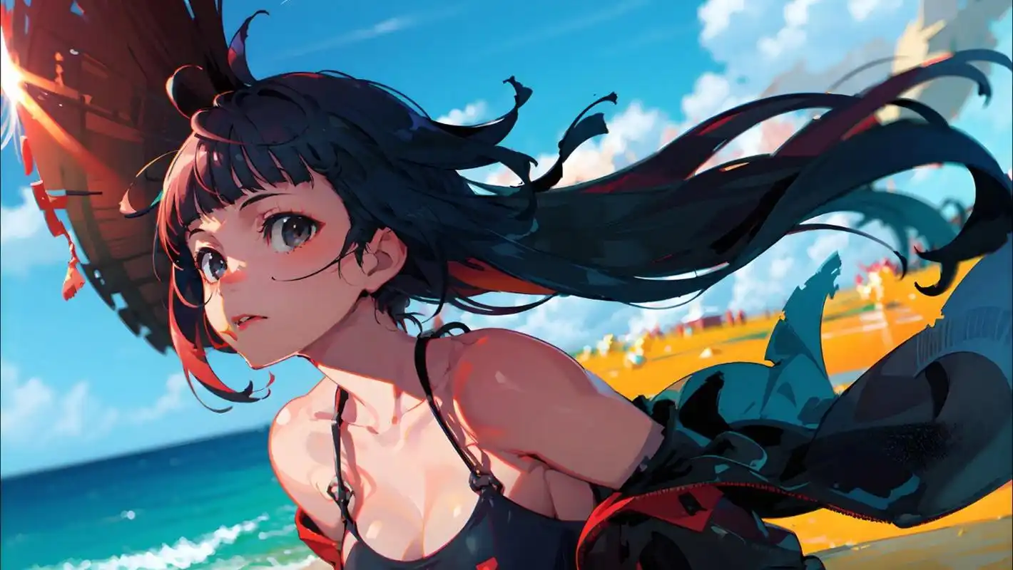 06 动漫少女|横屏动漫壁纸 作图工具:stable diffusion 欢迎关注