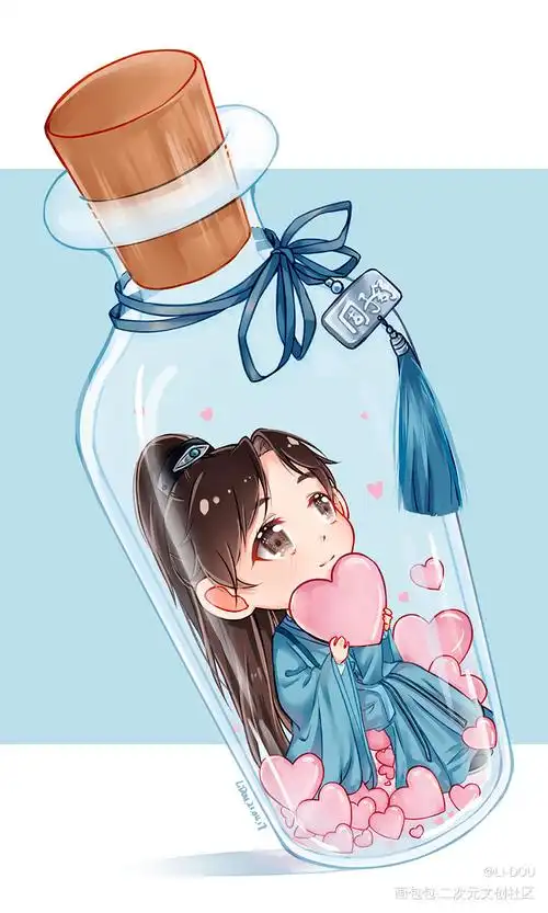 小心心~_山河令周子舒周子舒q版头像同人表情包绘画作品