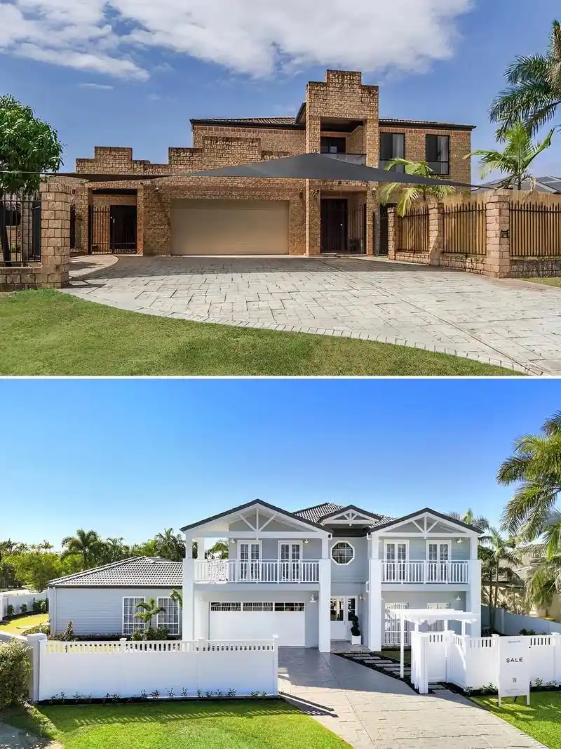 黄金海岸旧房翻新| 汉普顿风别墅扩建改造.今天和大家分享一个 - 抖音