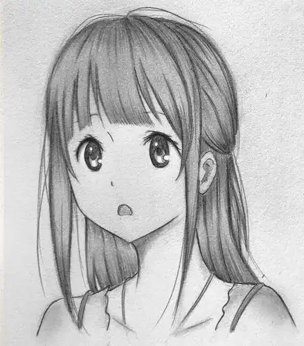 素描动漫手绘满足了我二次元的幻想