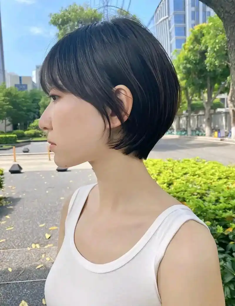 天!真的会上瘾 轻盈有活力喽,短发修饰脸型,头顶蓬松自 - 抖音