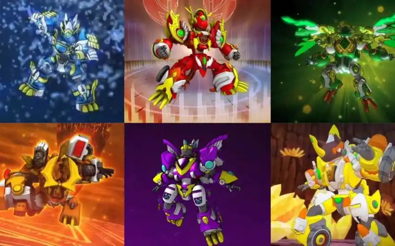 盘点斗龙战士第三季全部铠甲兽龙_哔哩哔哩_bilibili