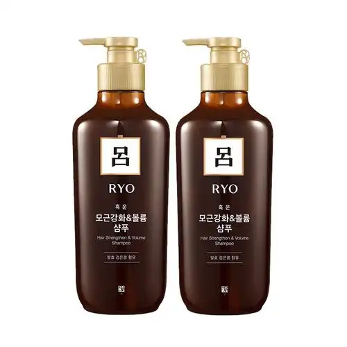 [免邮免税]ryo吕 韩国棕吕防脱固发滋养洗发水550ml[2瓶装]