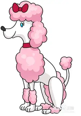 贵宾犬图片卡通,巨贵犬图片-图片大观-奇异网