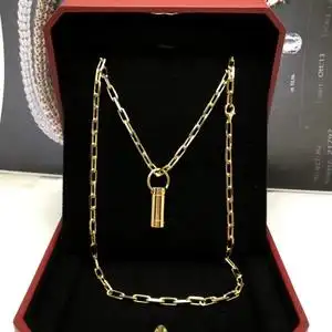 卡地亚项链男吊坠