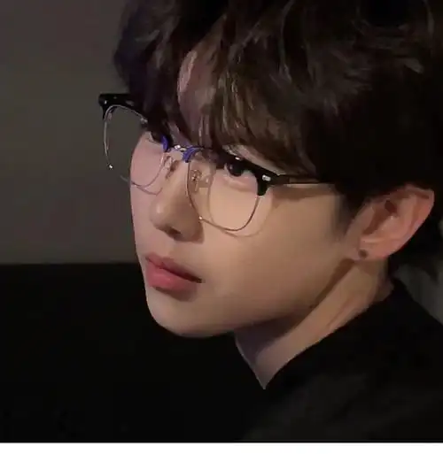 理工男半框眼镜斯文理工男复古半框眼镜方形眉线框防蓝光镜痞帅宅男风