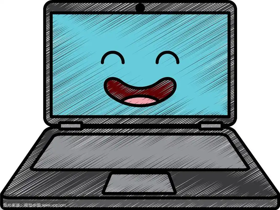 笔记本电脑卡通人物