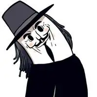 卡通歪脖子头像