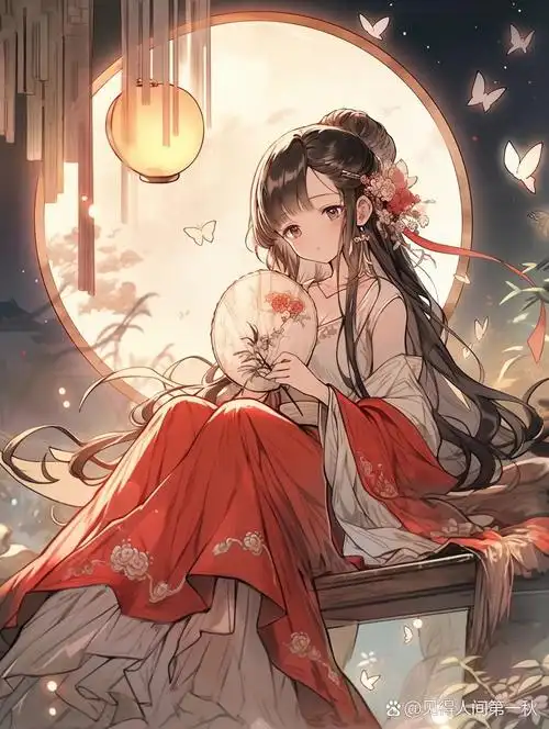 古风头像||一袭红衣,你的月亮姐姐