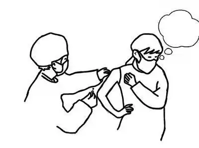 打疫苗胳膊不疼的正确姿势——叉腰