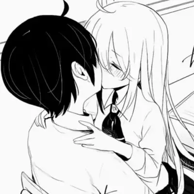 日系黑白情头_情侣头像_我要个性网