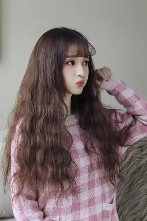 假发发片女 水波纹一片式卷发片无痕蓬松大波浪玉米烫u型假发片