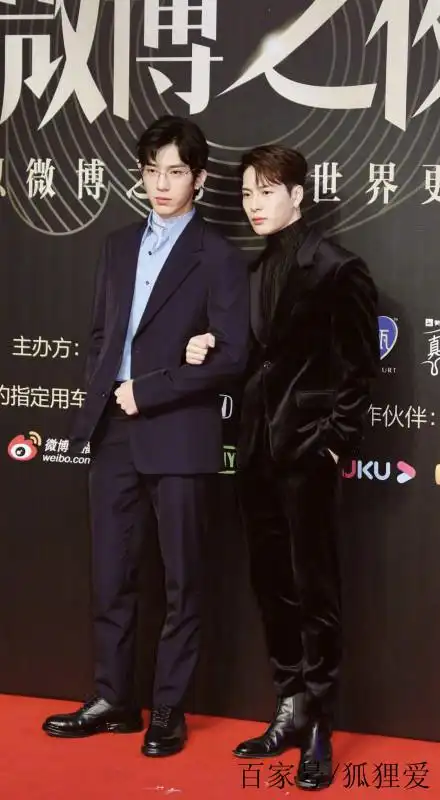 井柏然王嘉尔携手走红毯,网友:久违的然尔兄弟