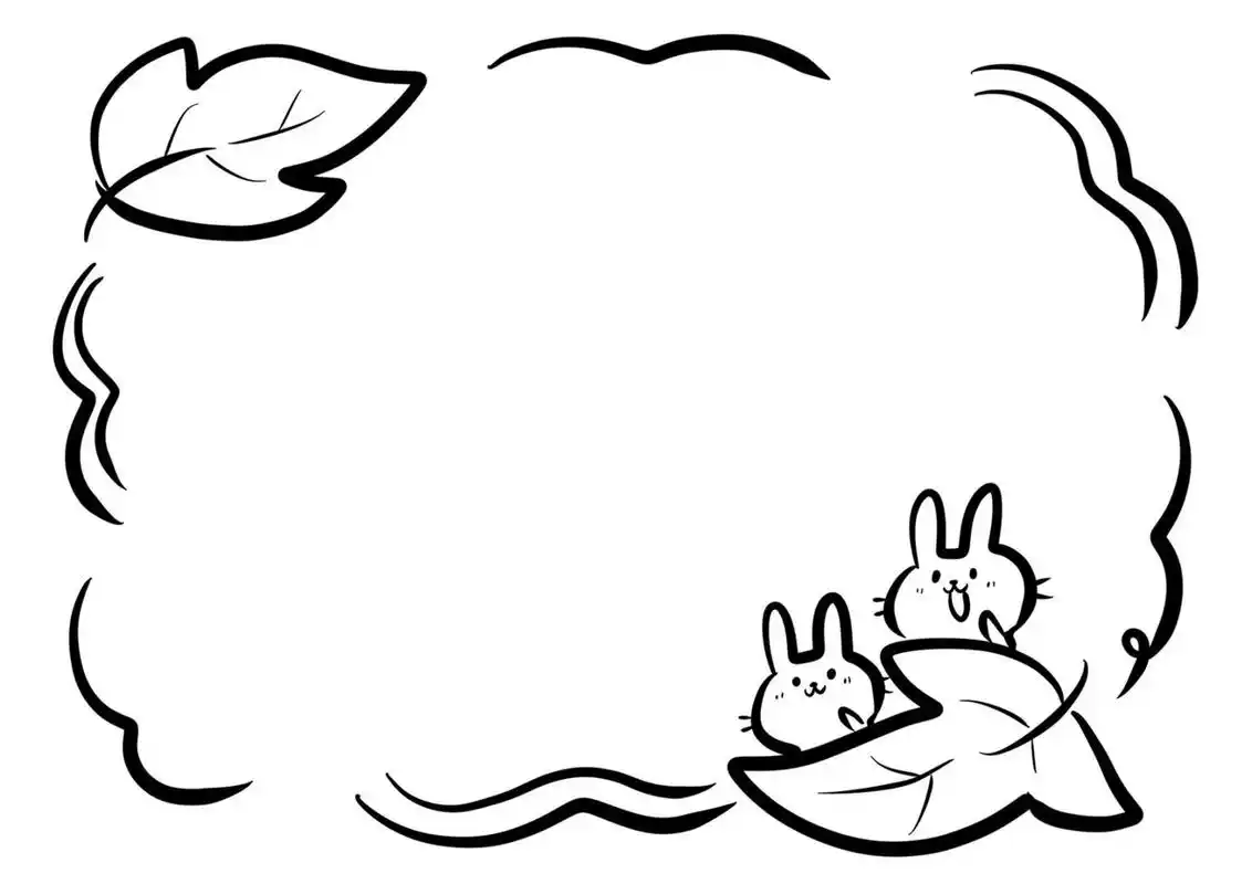 幼儿园# #幼儿园环创# #手账# #手账素材# #黑白线描# #黑白装饰画