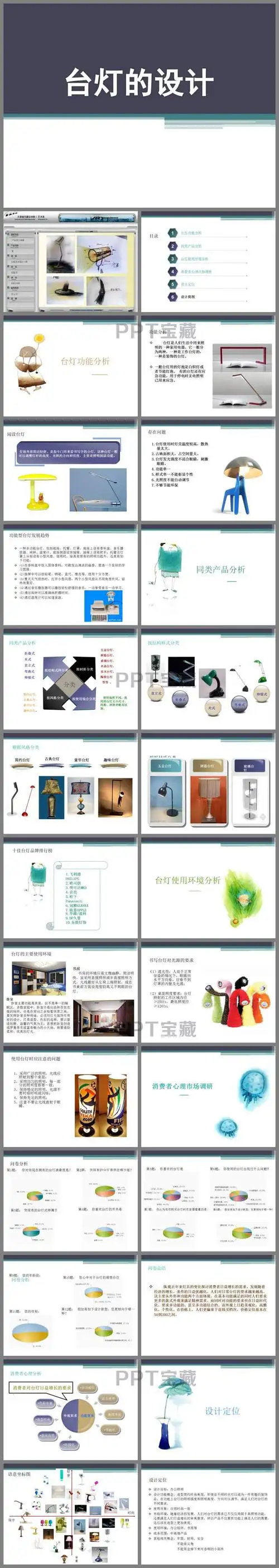 台灯的设计ppt下载_幻灯片模板