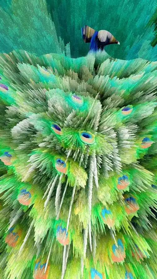 3d梦幻旋涡渐变,高清图片,手机锁屏桌面-壁纸族