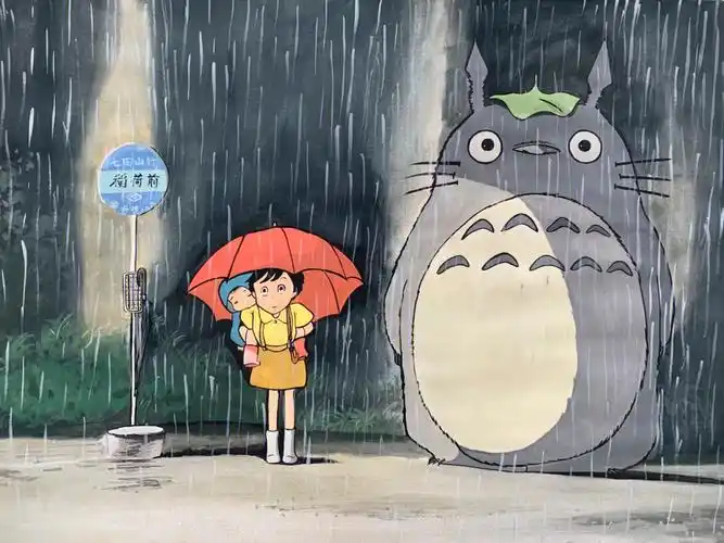 no62手绘宫崎骏动漫龙猫含过程