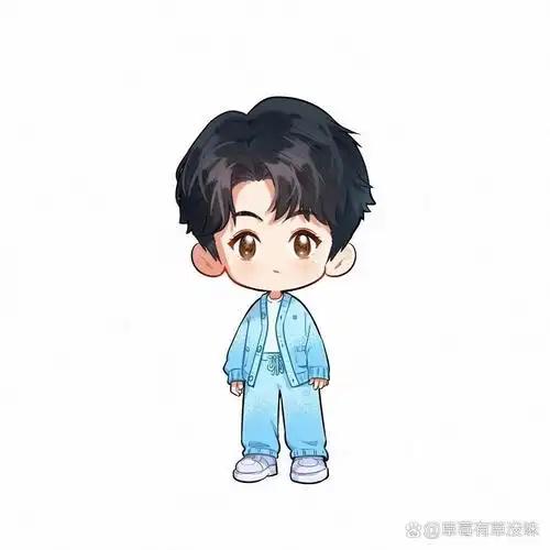 王俊凯q版卡通人物图片