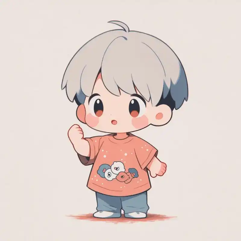 男生头像   #阔爱炸了 #萌娃漫画头像 #治愈系头像 - 抖音