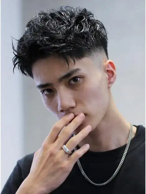 头发粗硬男士发型这样剪就对了帅气时尚真精神