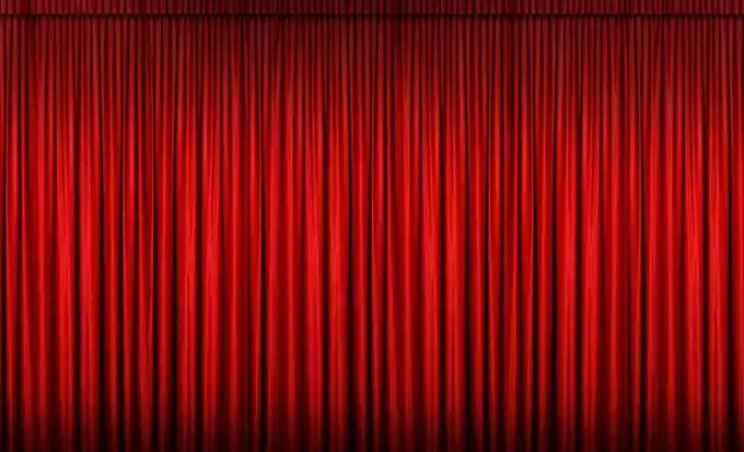 红色舞台帷幕背景高清图片 - 素材中国16素材网