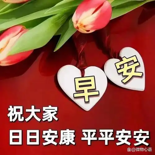 最新创意好看的早上好祝福图片,平安每一天,快乐久久