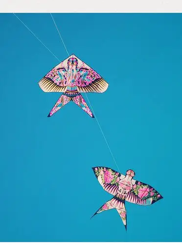 潍坊风筝儿童燕子风筝沙燕风筝卡通潍坊烫金沙燕微风好飞风筝包邮