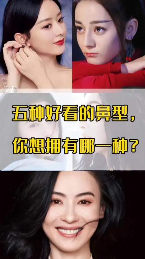 五种好看的鼻子你想拥有哪一种