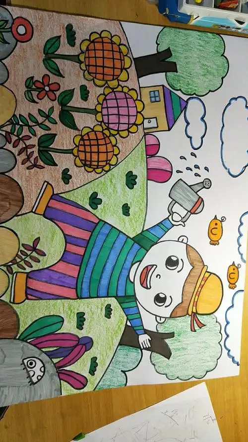 9岁儿童画 9岁儿童画画大全简单漂亮