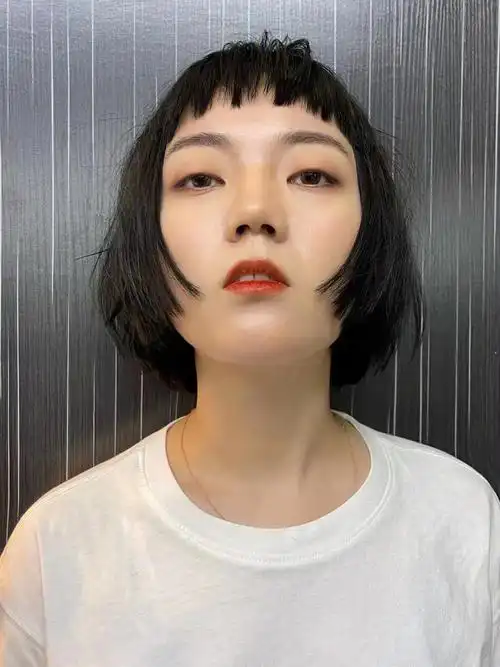 2021超a短发二次元超短刘海