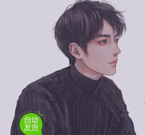 头像 男生图片头像 气质男人  卡通 动漫 手绘 深沉气质 男 头像