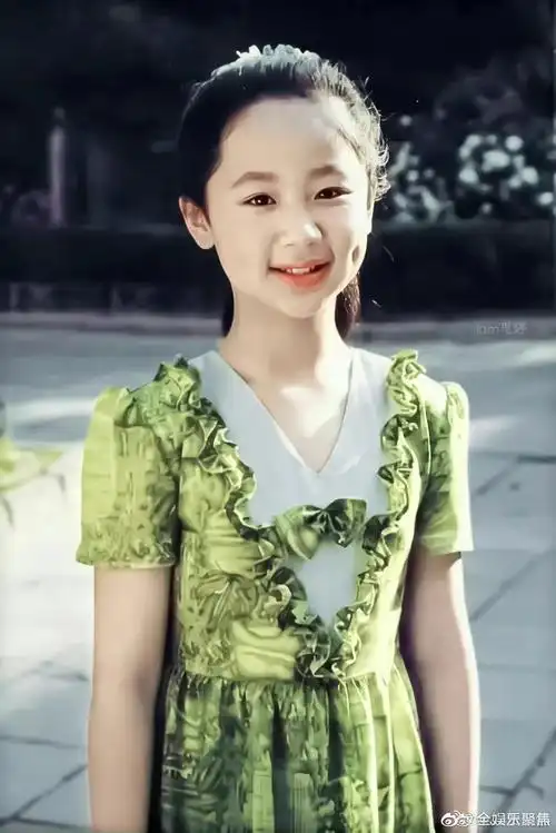 杨紫童星出道真的是从小美到大