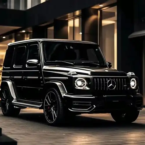 奔驰大g外观的确很像一个方盒子车身线条硬朗