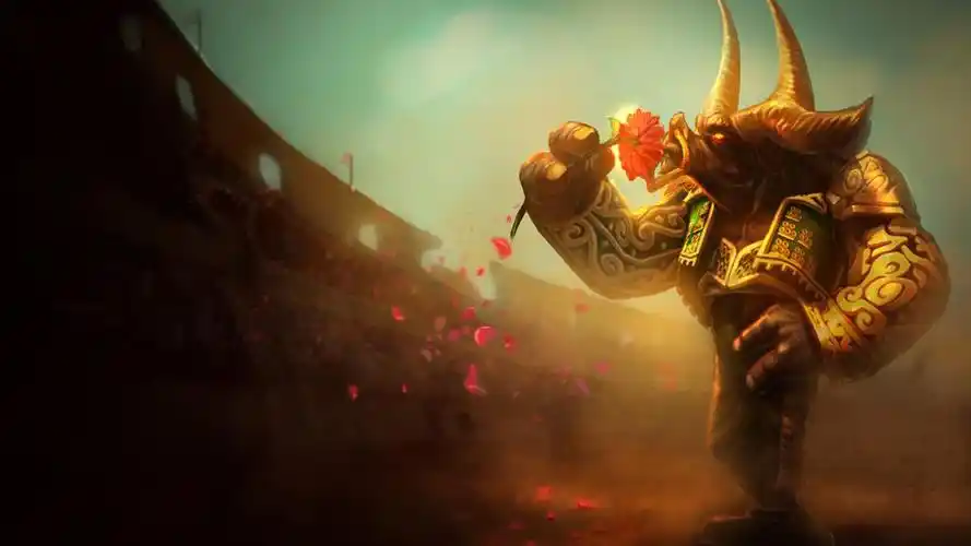 lol英雄联盟牛头酋长,高清图片,游戏壁纸-回车桌面