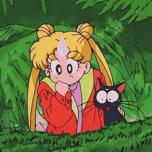 搞怪美少女战士动漫头像