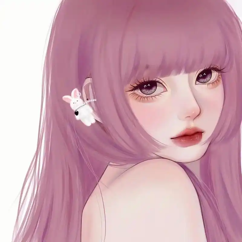 高冷霸气御姐风的潮酷元素动漫女生头像