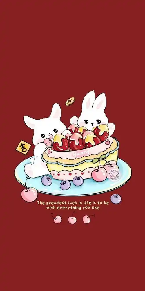 少女心卡通兔子壁纸小可爱们快看下去吧891589158915兔年