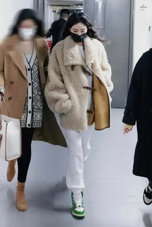 杨幂式保暖穿搭##杨幂