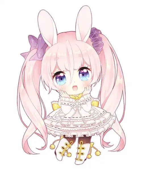 q版手绘萌妹子图集 每张都能萌化你