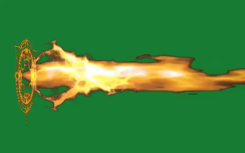 【绿幕素材】修仙系列影视特效,施法场景03