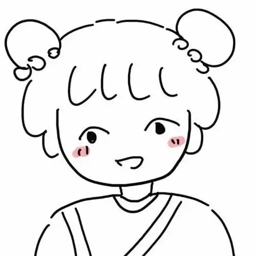 动漫娃娃头像简笔画可爱