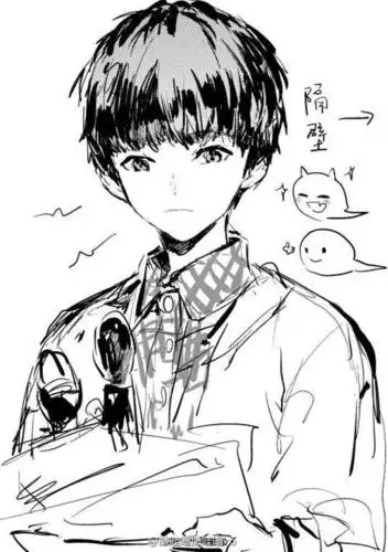 动漫 简笔画 卡通 漫画 手绘 头像 线稿 15151515