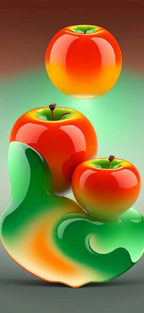 5k壁纸:苹果,平平安安.